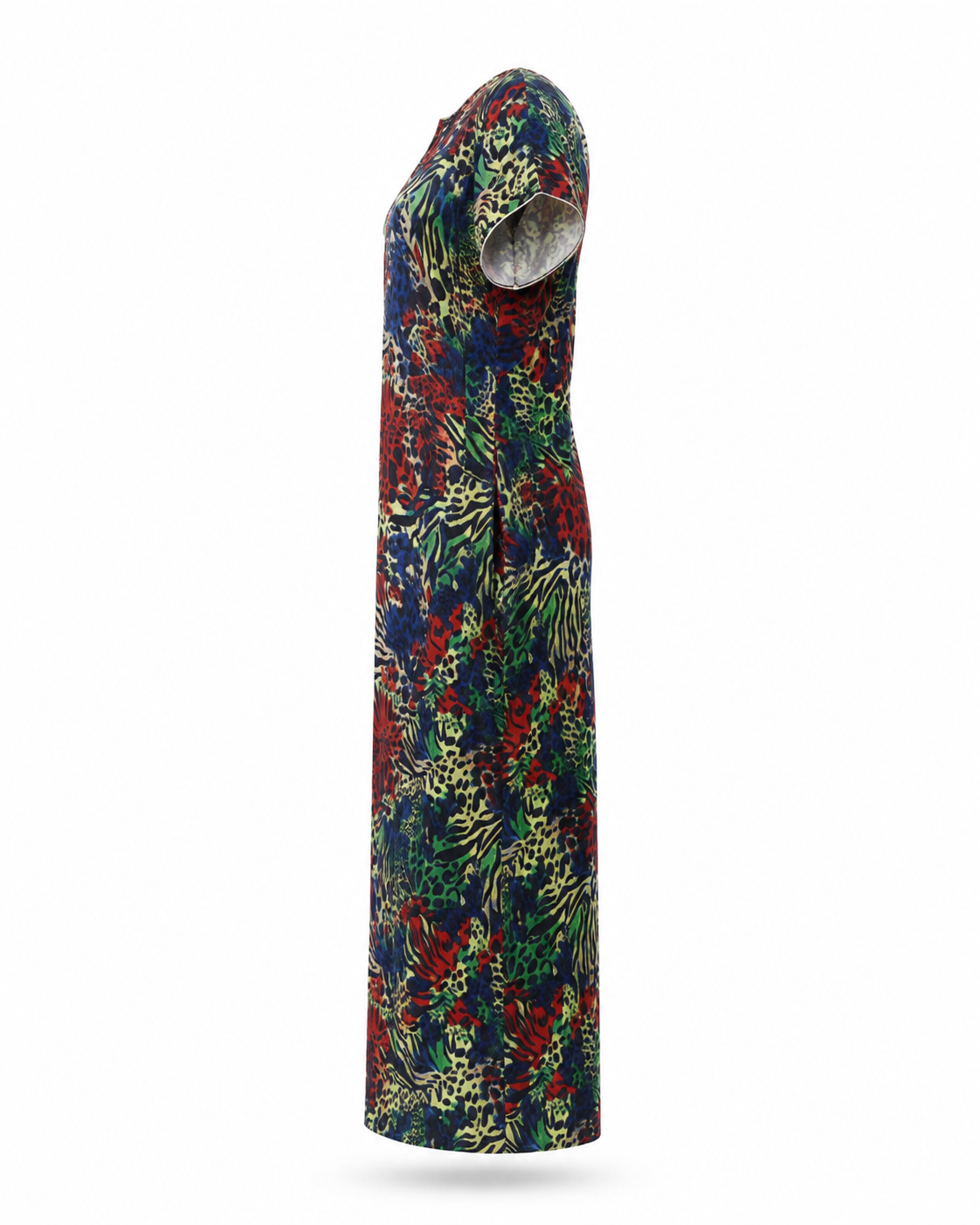 Zohroze Vibrant Safari Satin Maxi Nightgown