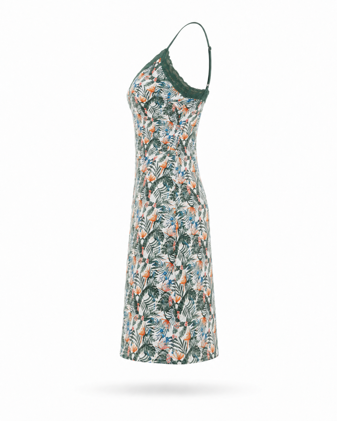Tropical Print Viscose Camisole Nightwear
