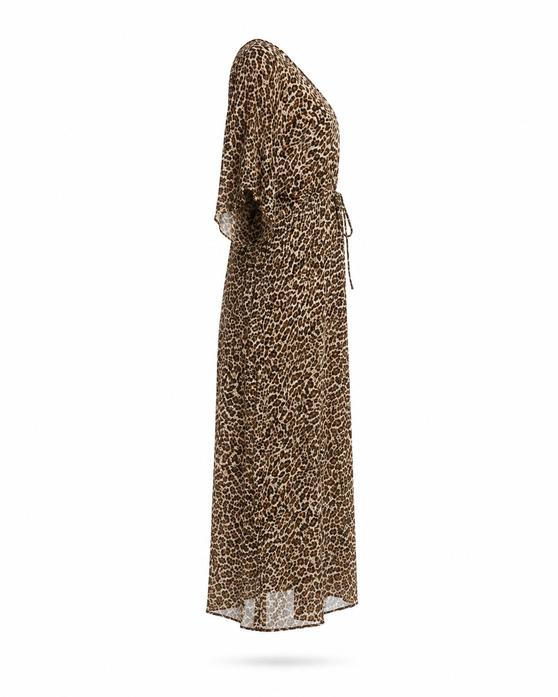 Zohroze Leopard Print Drawstring Kaftan