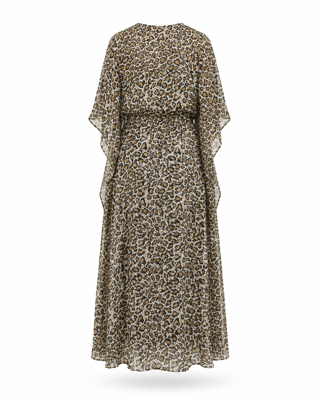 Zohroze Animal Print Drawstring Kaftan