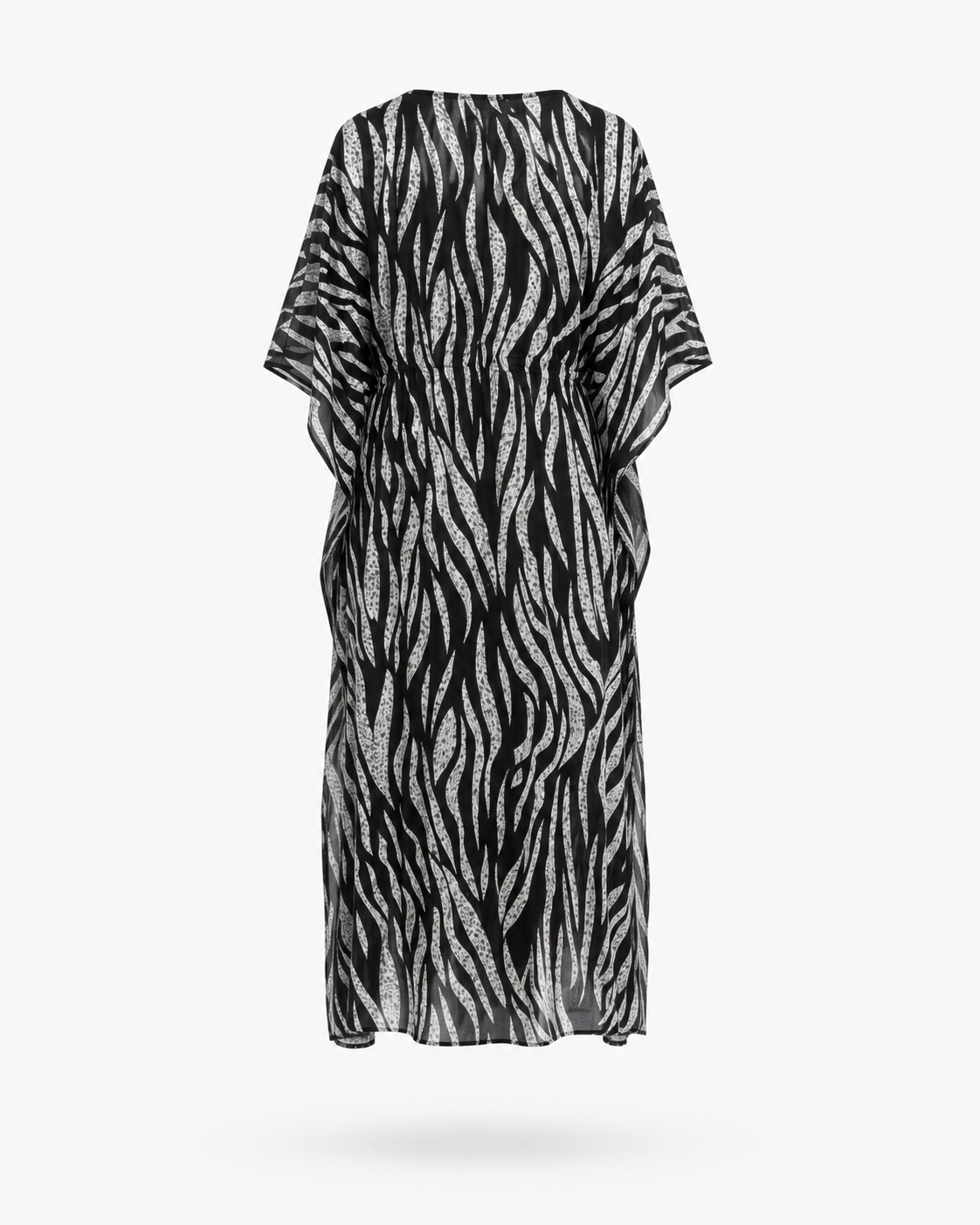 Zohroze Abstract Zebra Swirl Kaftan