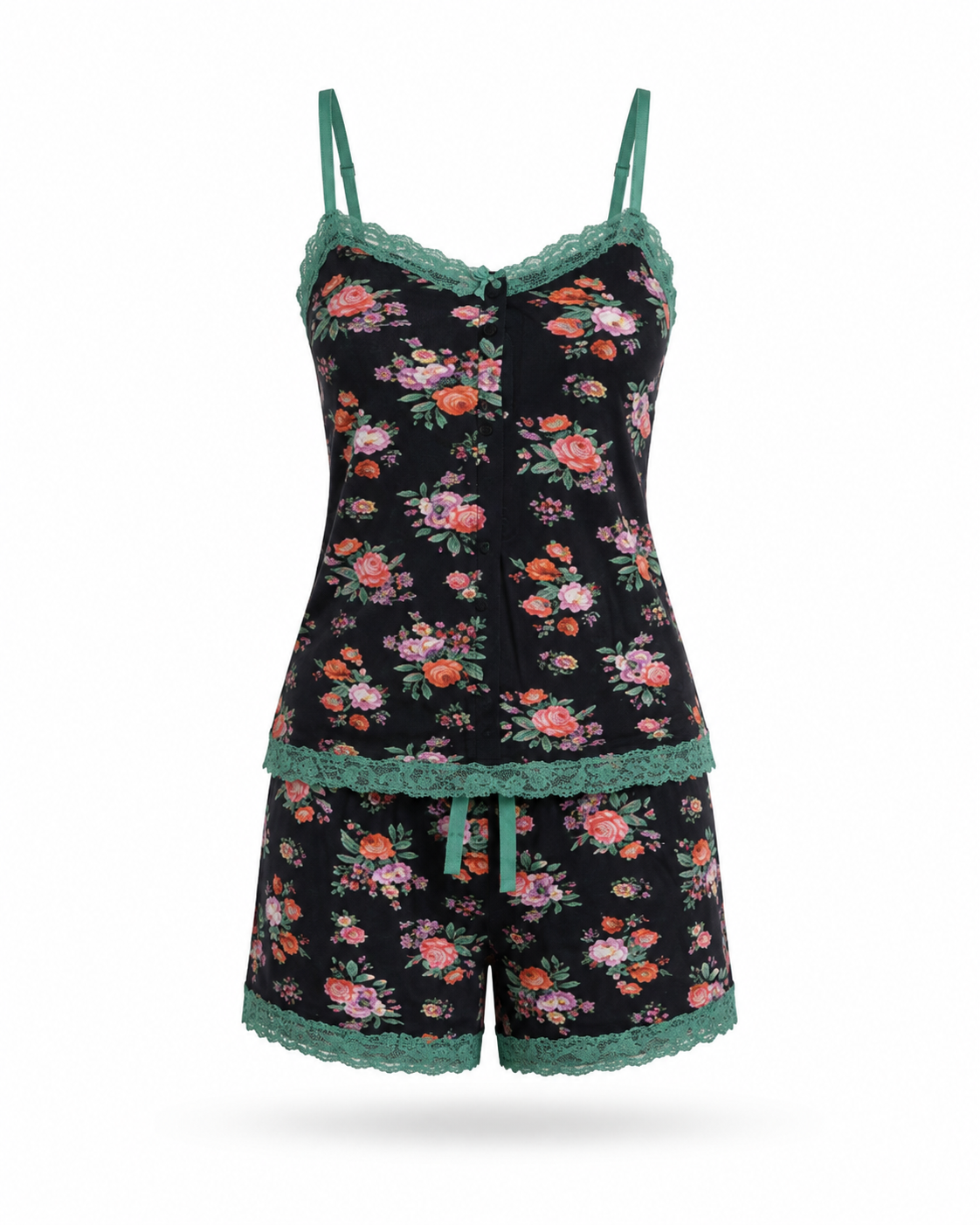 Zohroze Floral Print Camisole & Shorts Set