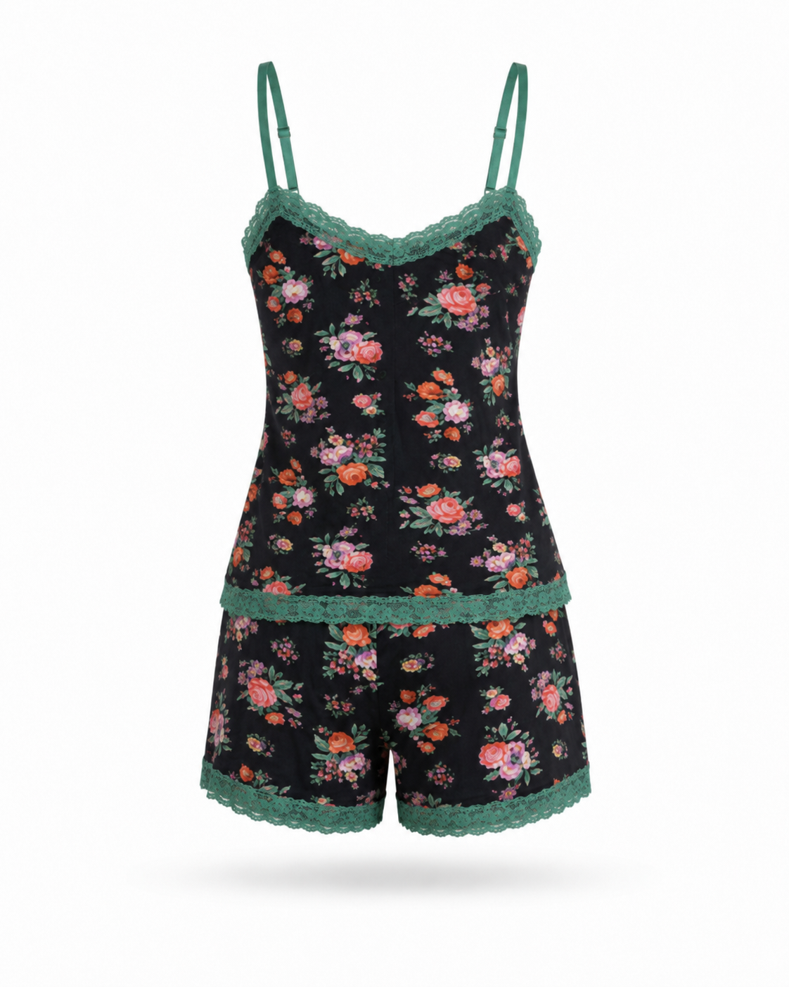 Zohroze Floral Print Camisole & Shorts Set