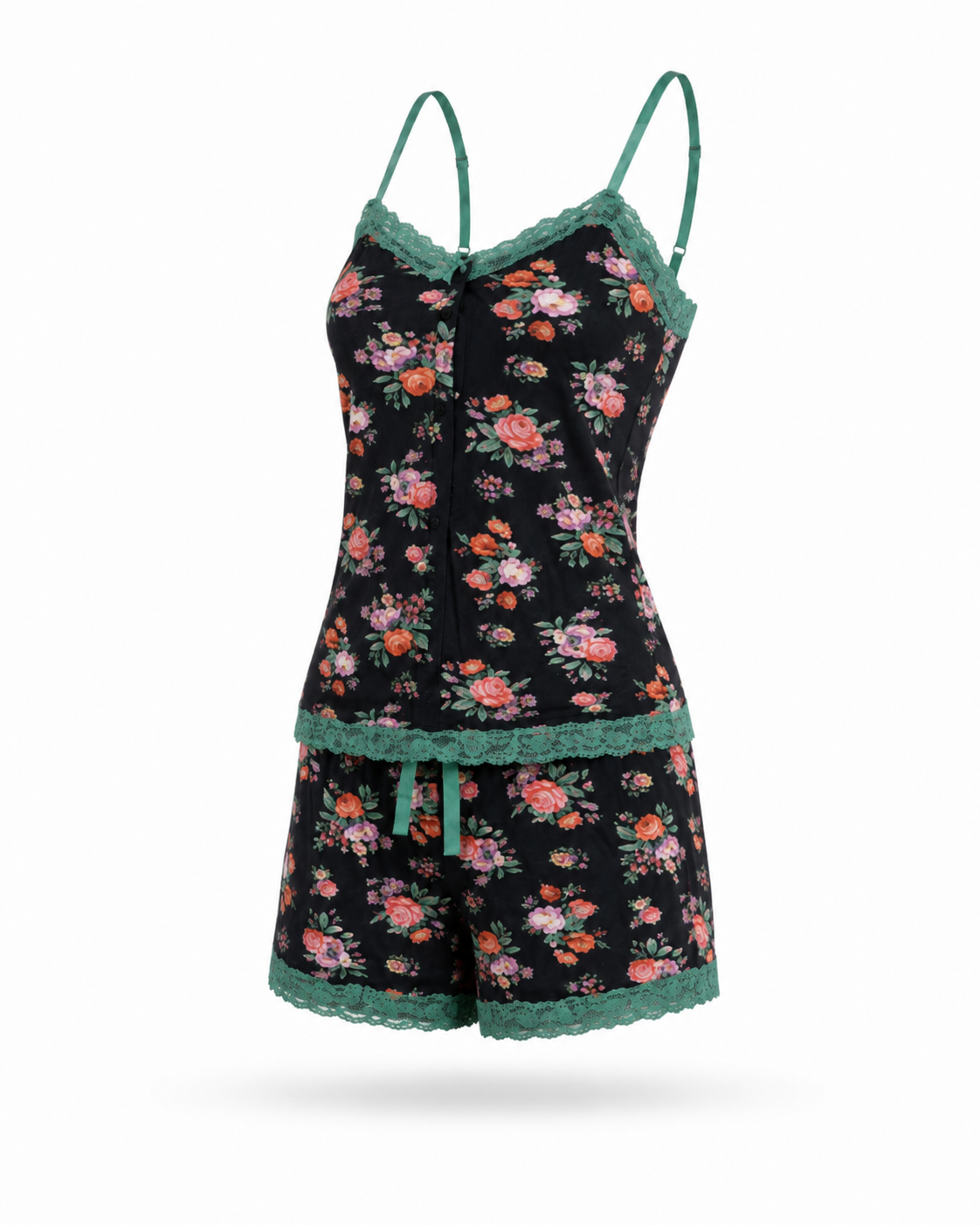 Zohroze Floral Print Camisole & Shorts Set