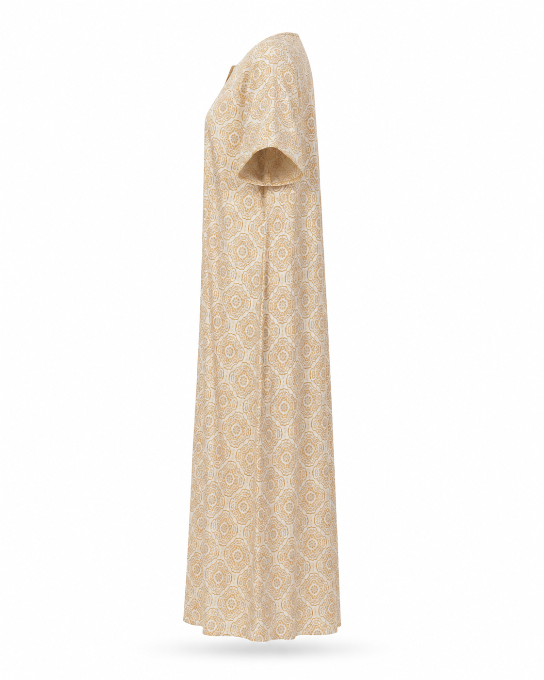 Zohroze Pale Orange Paisley Print Nightgown