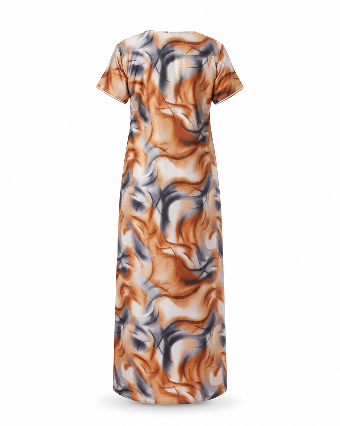 Zohroze Copper Abstract Swirl Nightgown