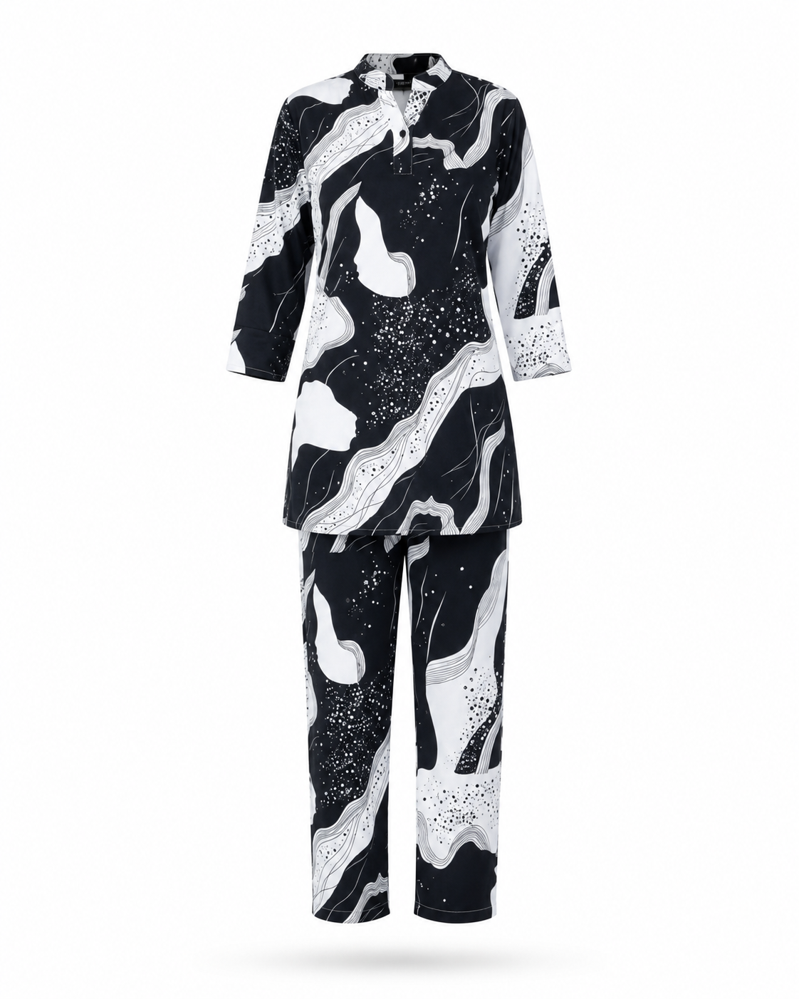 Zohroze Petal Whisper Printed Kurti Co-Ord Set