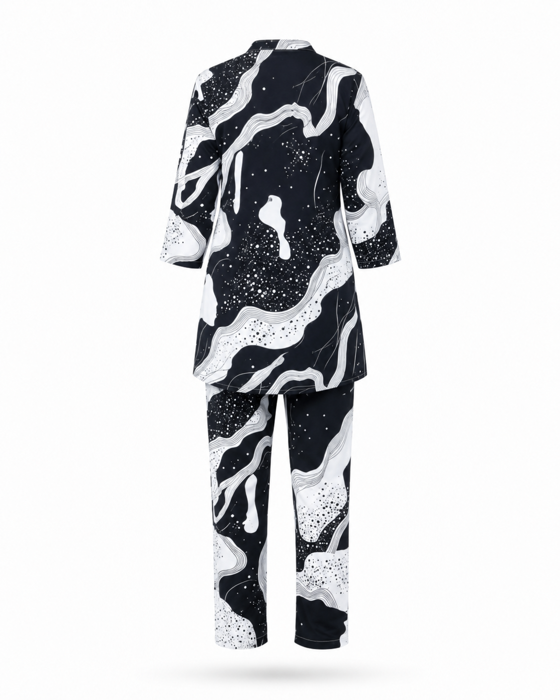Zohroze Petal Whisper Printed Kurti Co-Ord Set