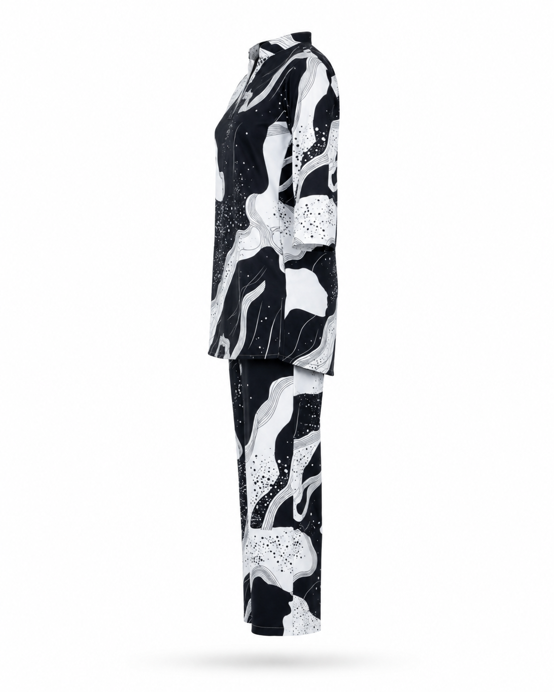 Zohroze Petal Whisper Printed Kurti Co-Ord Set