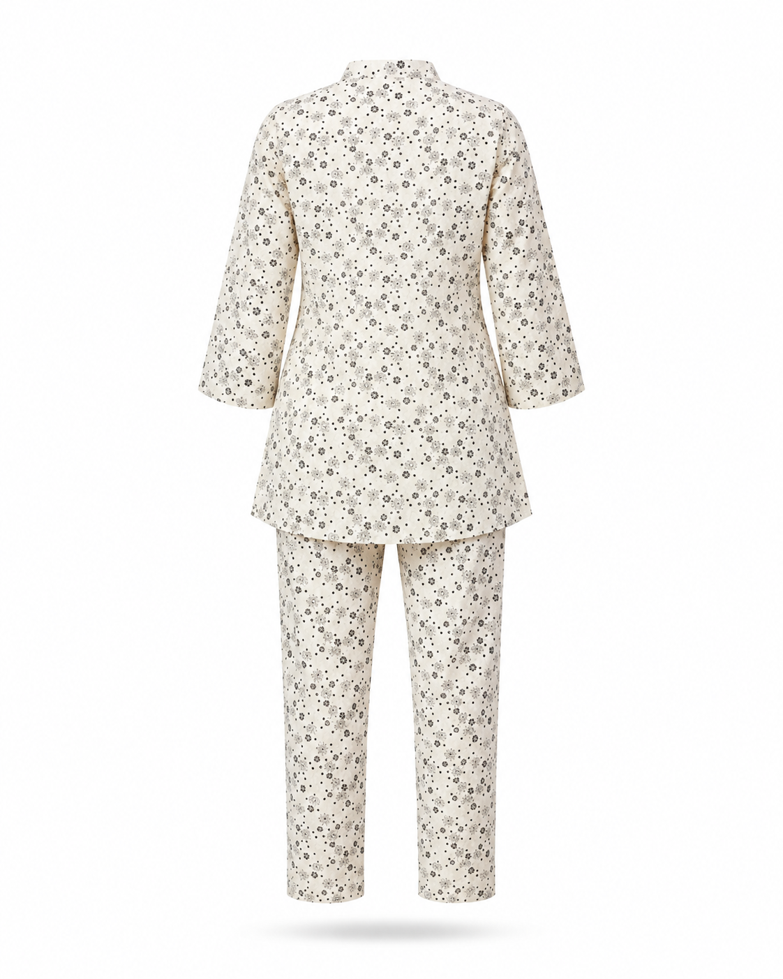 Zohroze Opal Bloom Printed Kurti Co-Ord Set in Imported Chiffon