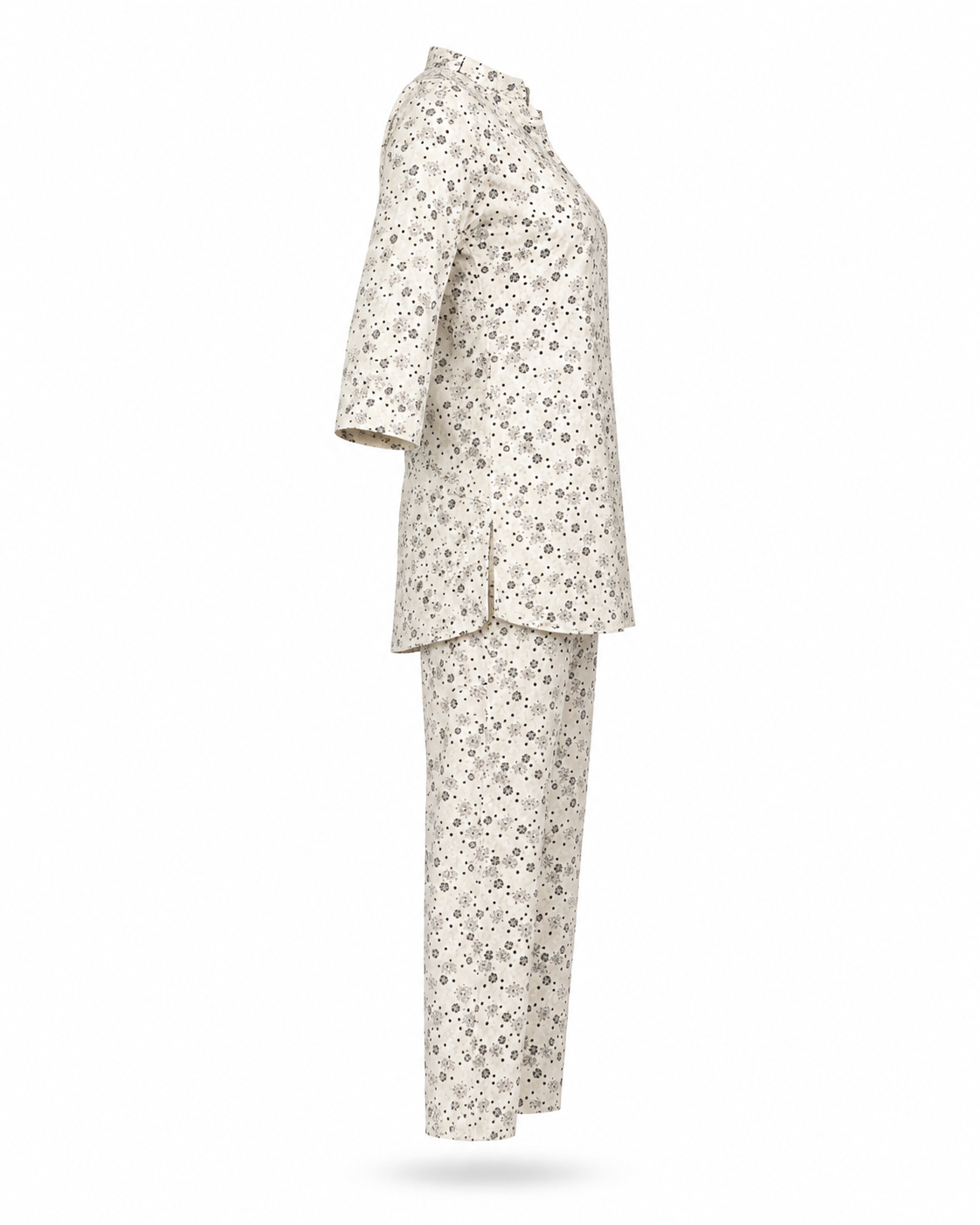 Zohroze Opal Bloom Printed Kurti Co-Ord Set in Imported Chiffon
