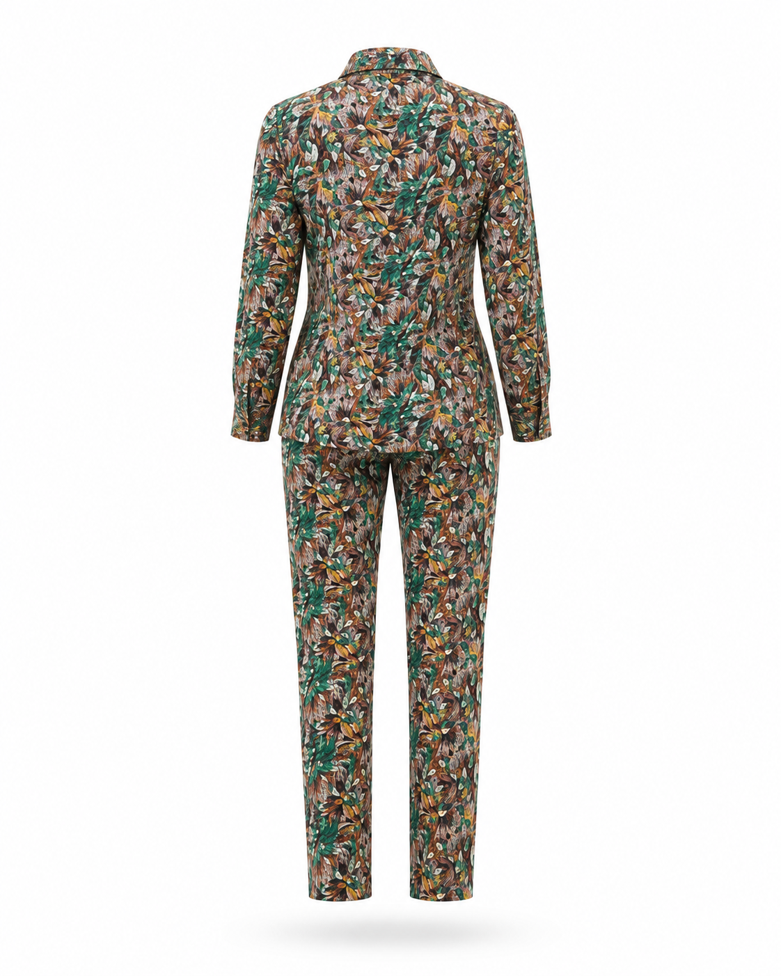 Zohroze Tropical Earth Floral Print Co-Ord Set