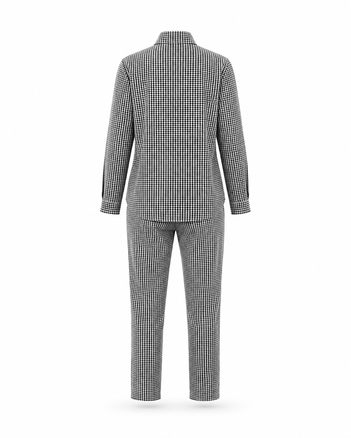 Zohroze Monochrome Check Houndstooth Co-Ord Set