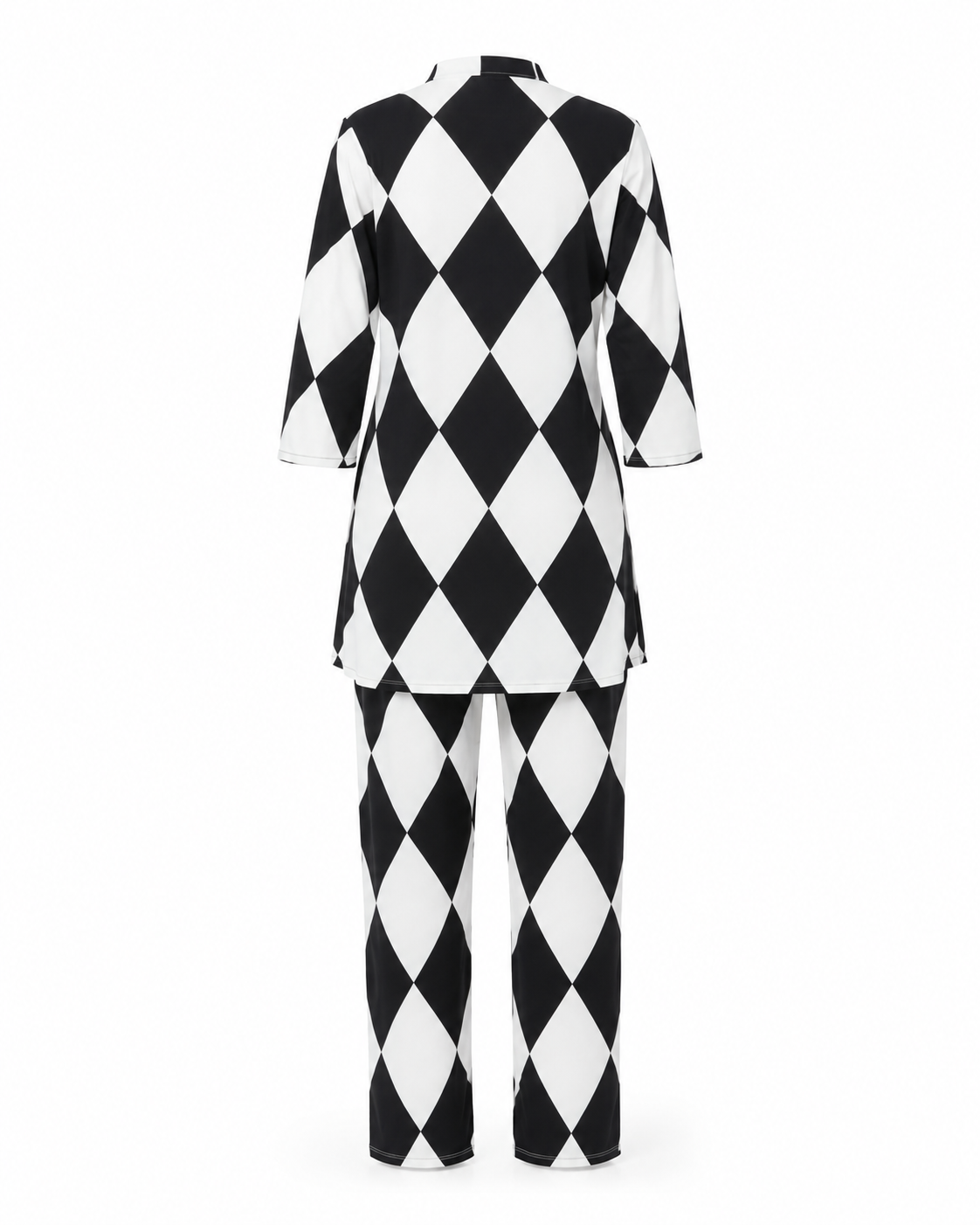 Zohroze Harlequin Diamond Printed Kurti Co-Ord Set