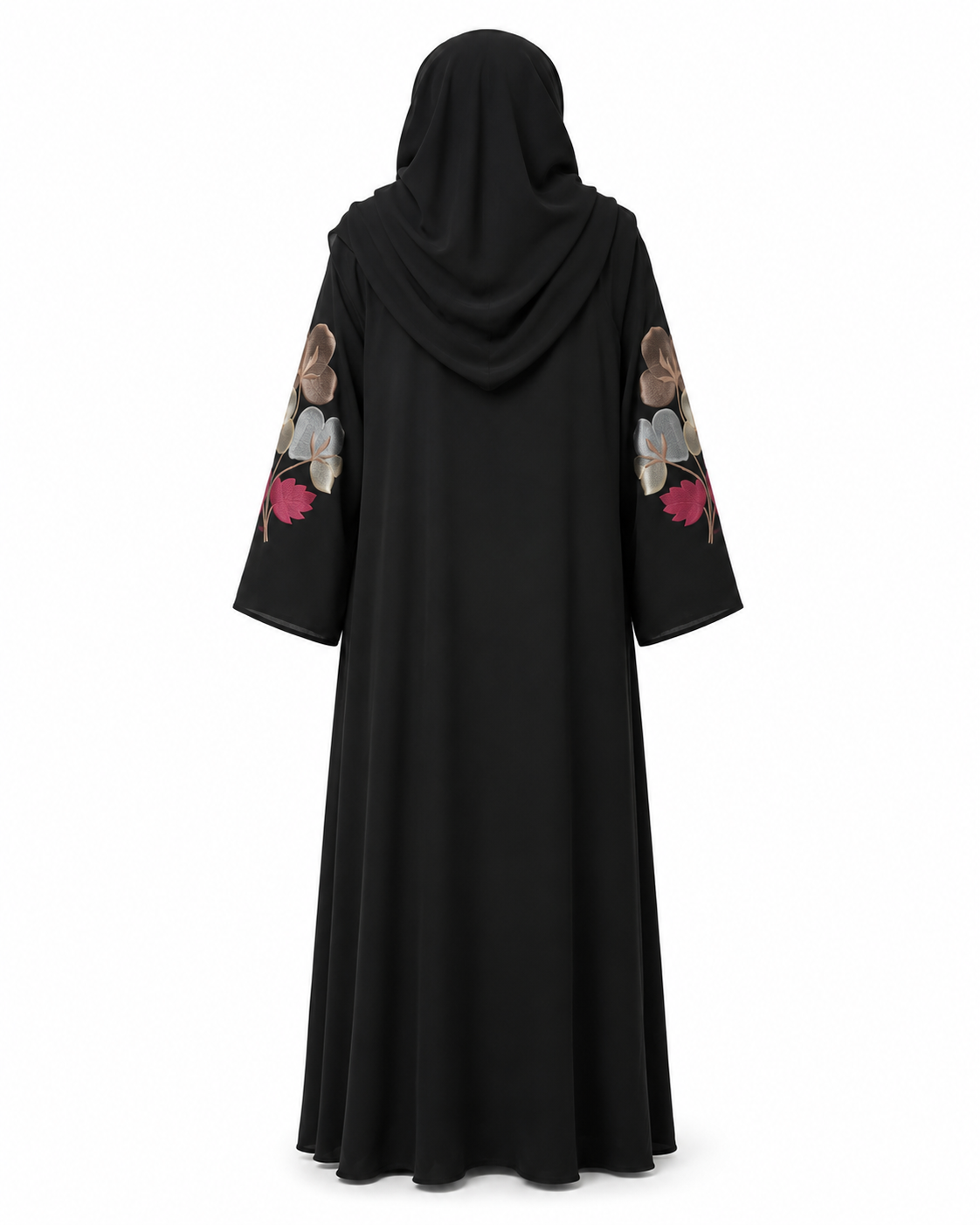 Zohroze Midnight Bloom Embroidered Abaya