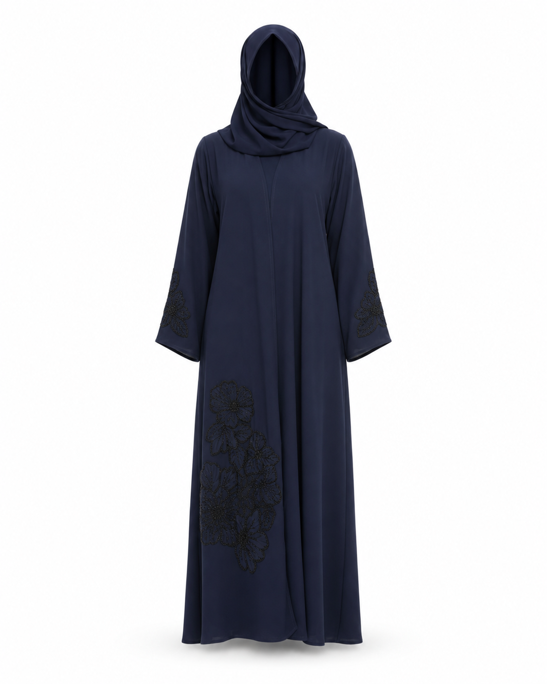 Zohroze Midnight Artisan Navy Abaya