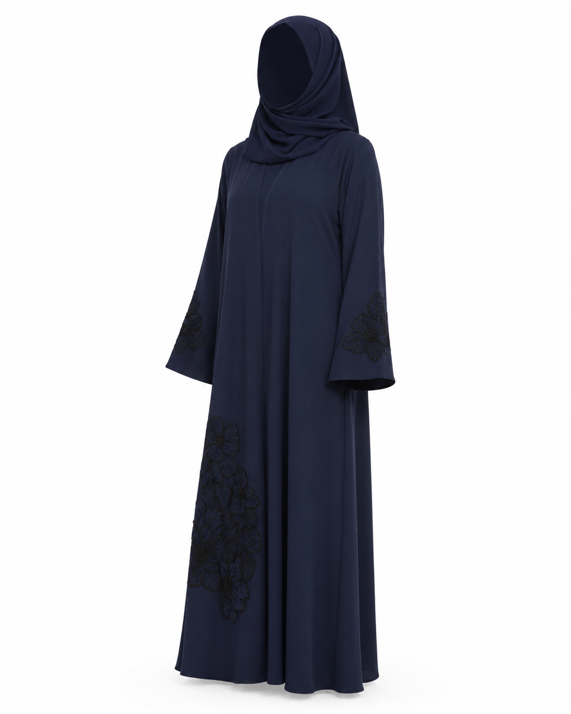 Zohroze Midnight Artisan Navy Abaya