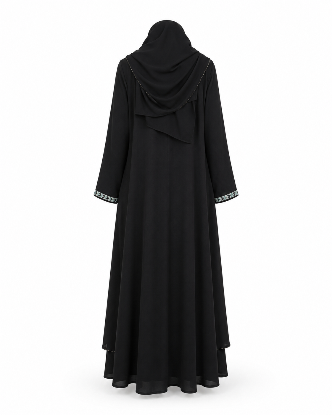 Zohroze Layered Kimono Abaya