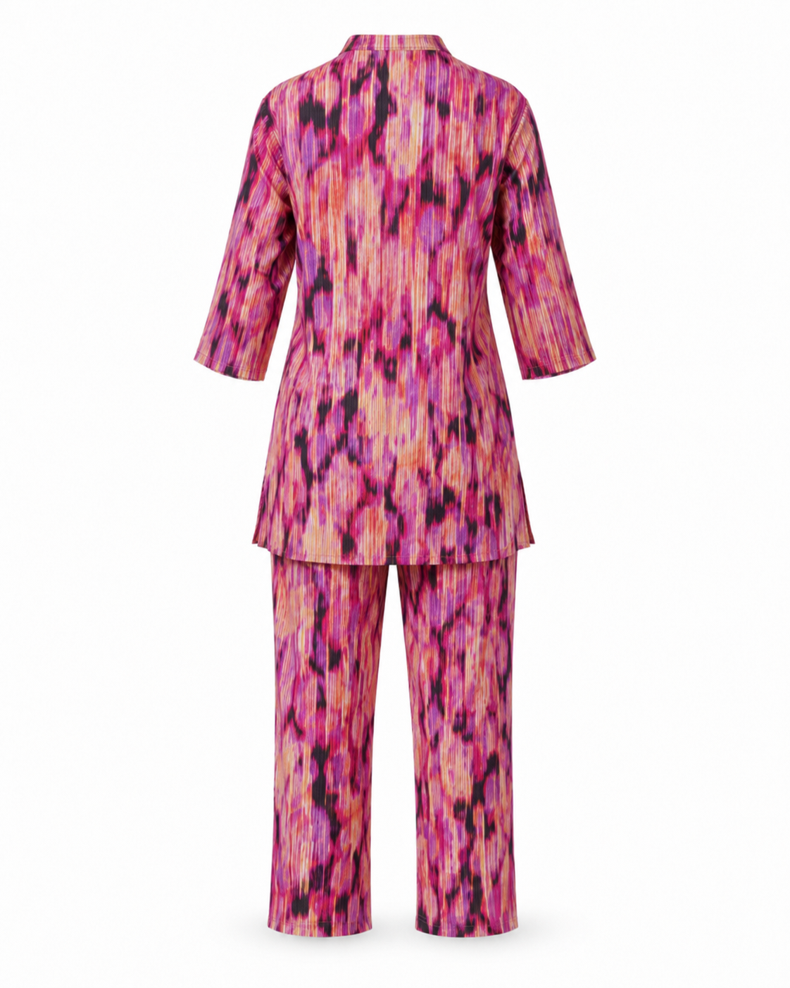Zohroze Fusion Ikat Printed Kurti Co-Ord Set