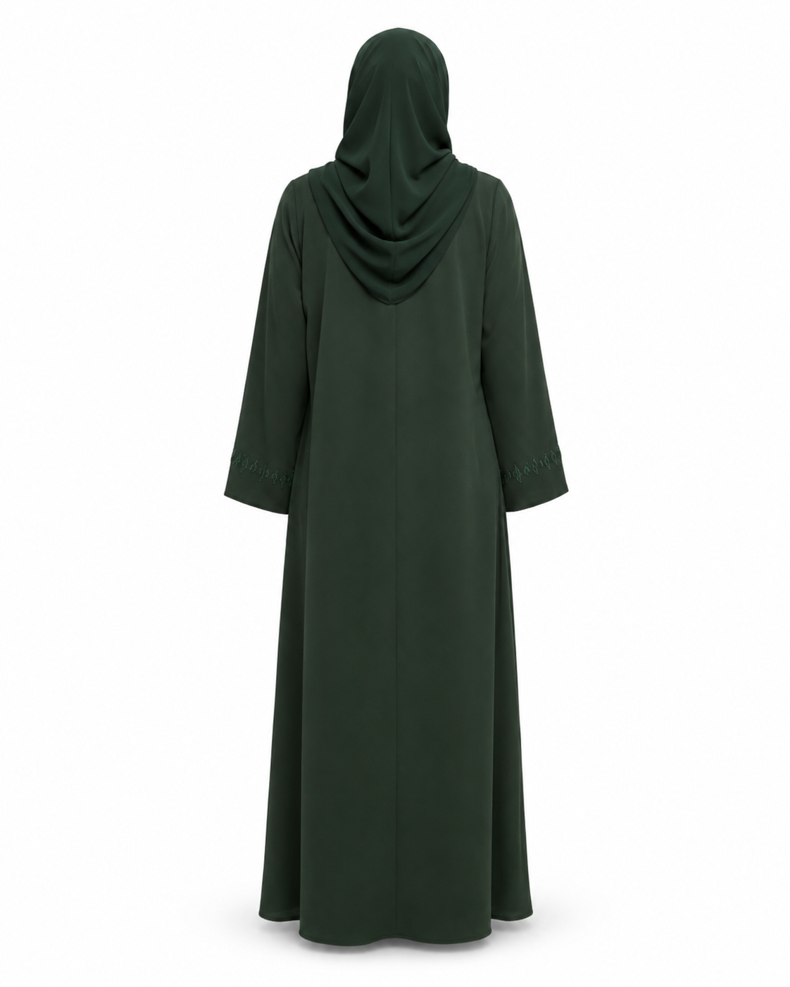 Zohroze Emerald Forest Crystal Abaya