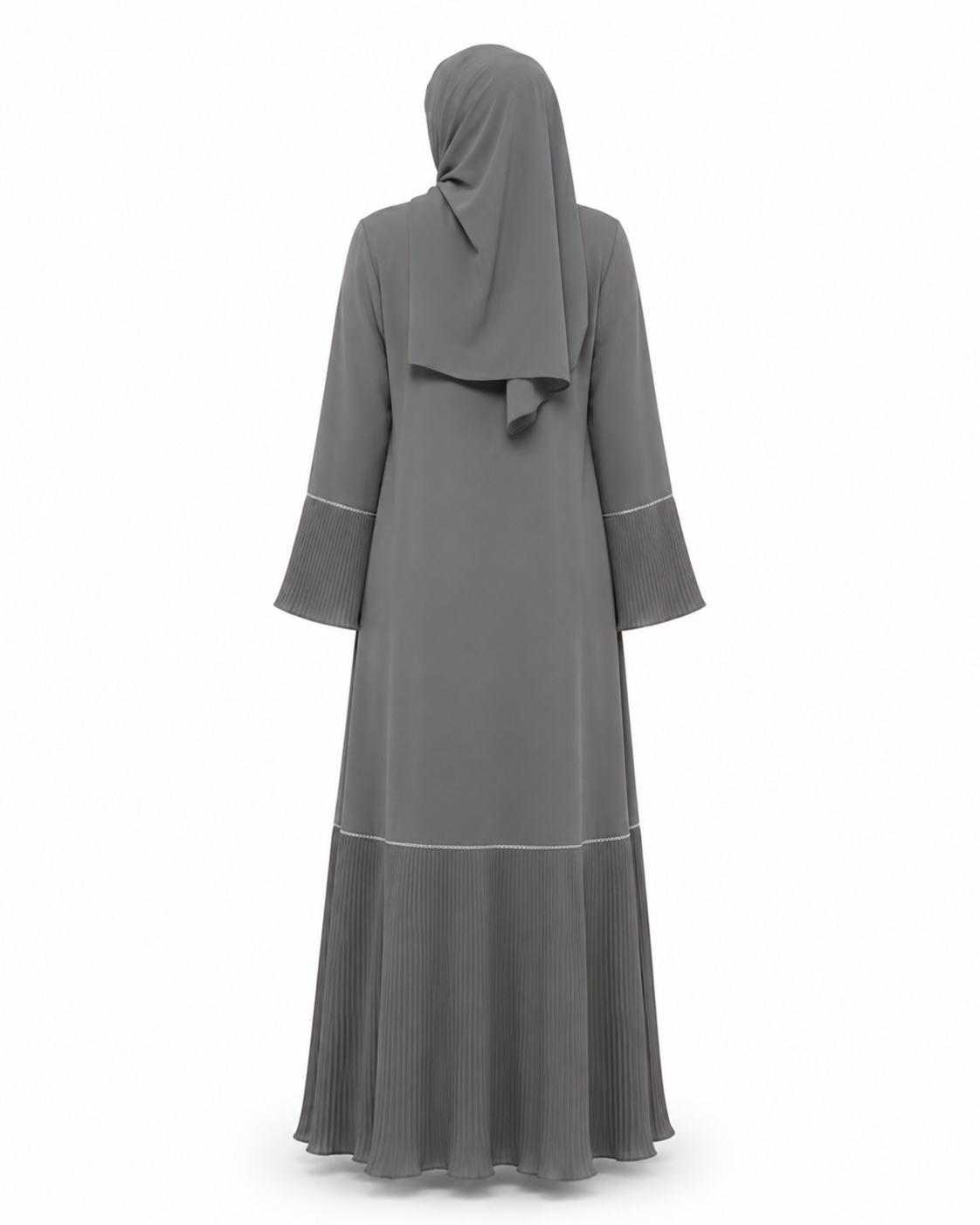 Zohroze Designer Aria Grey Abaya