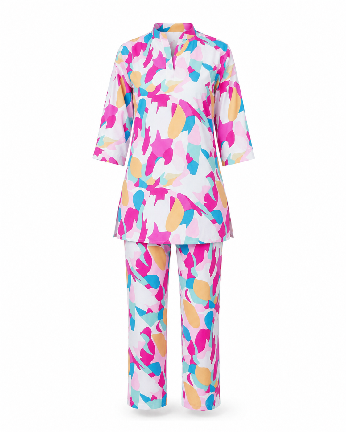 Zohroze Confetti Bloom Printed Kurti Co-Ord Set
