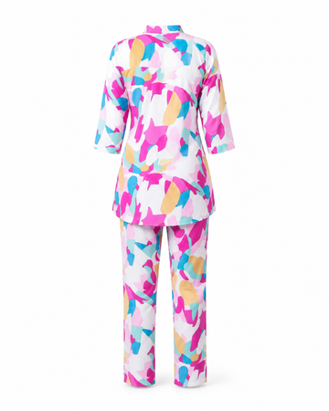 Zohroze Confetti Bloom Printed Kurti Co-Ord Set