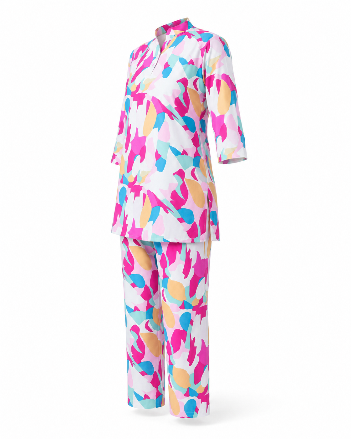 Zohroze Confetti Bloom Printed Kurti Co-Ord Set