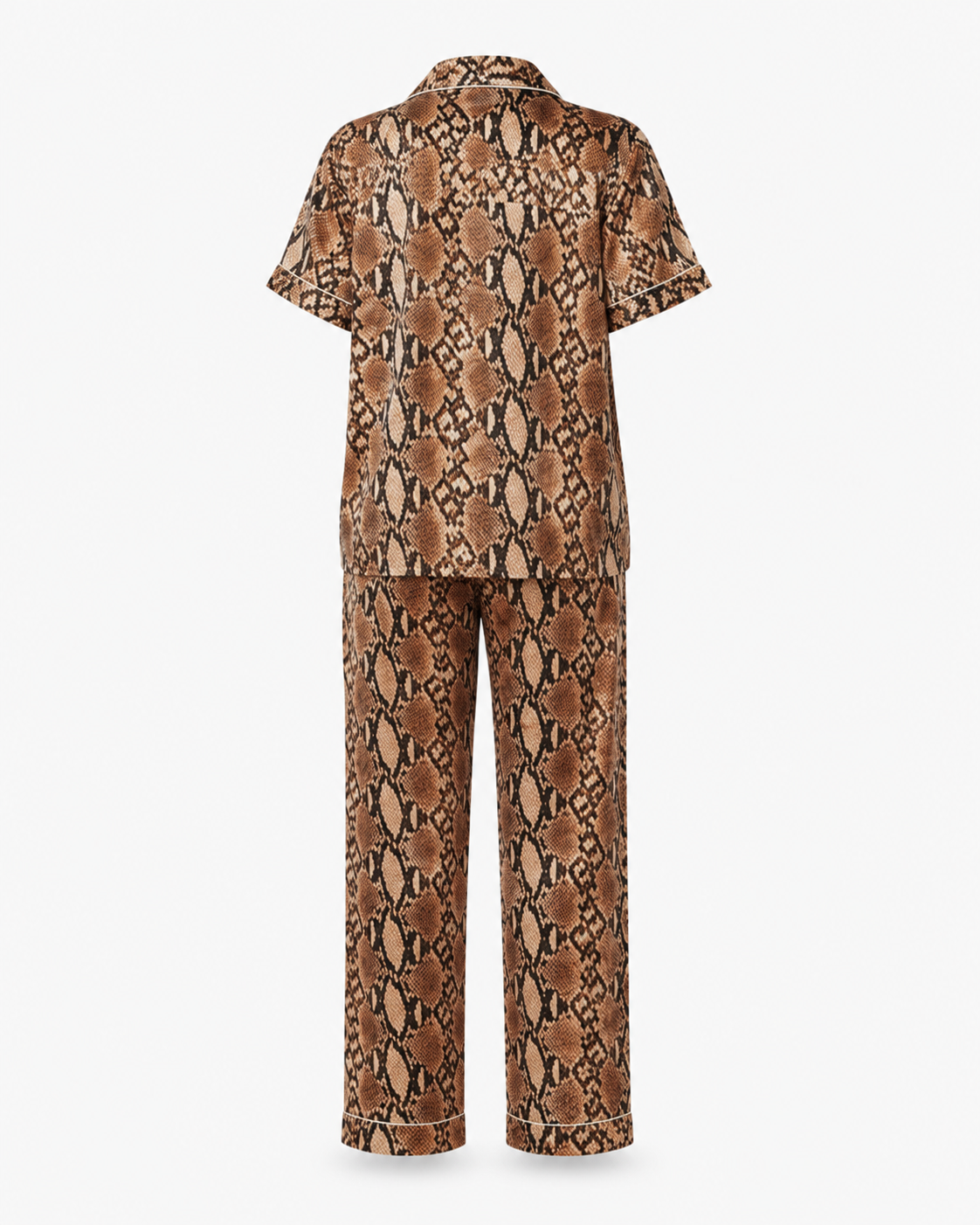 Zohroze Serpent Silk Italian Satin Nightsuit Set