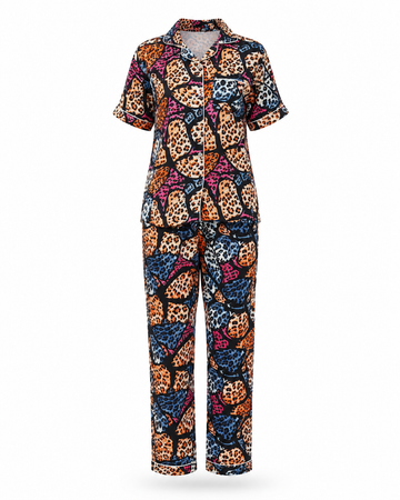 Zohroze Rainbow Safari Printed Nightsuit Set