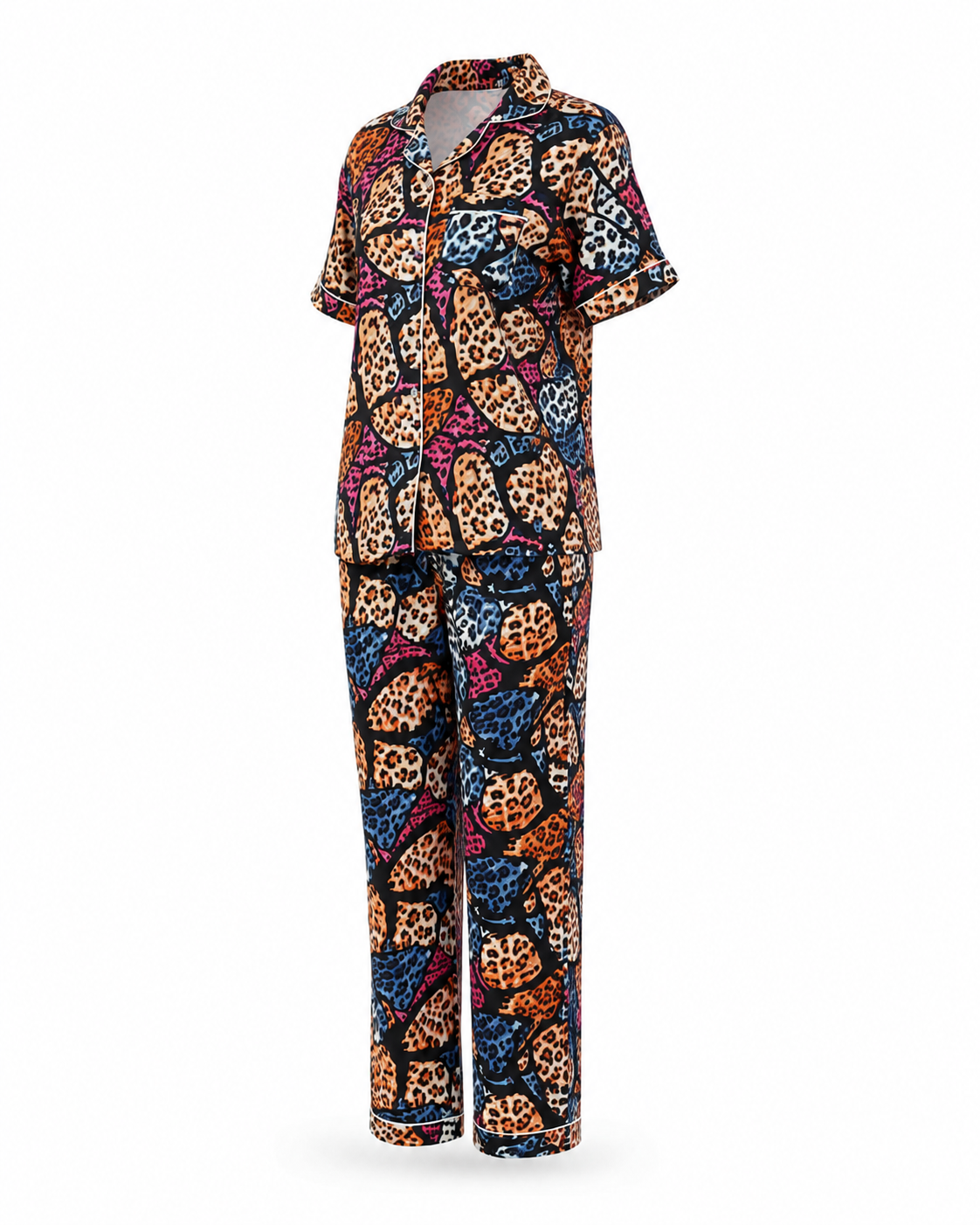 Zohroze Rainbow Safari Printed Nightsuit Set