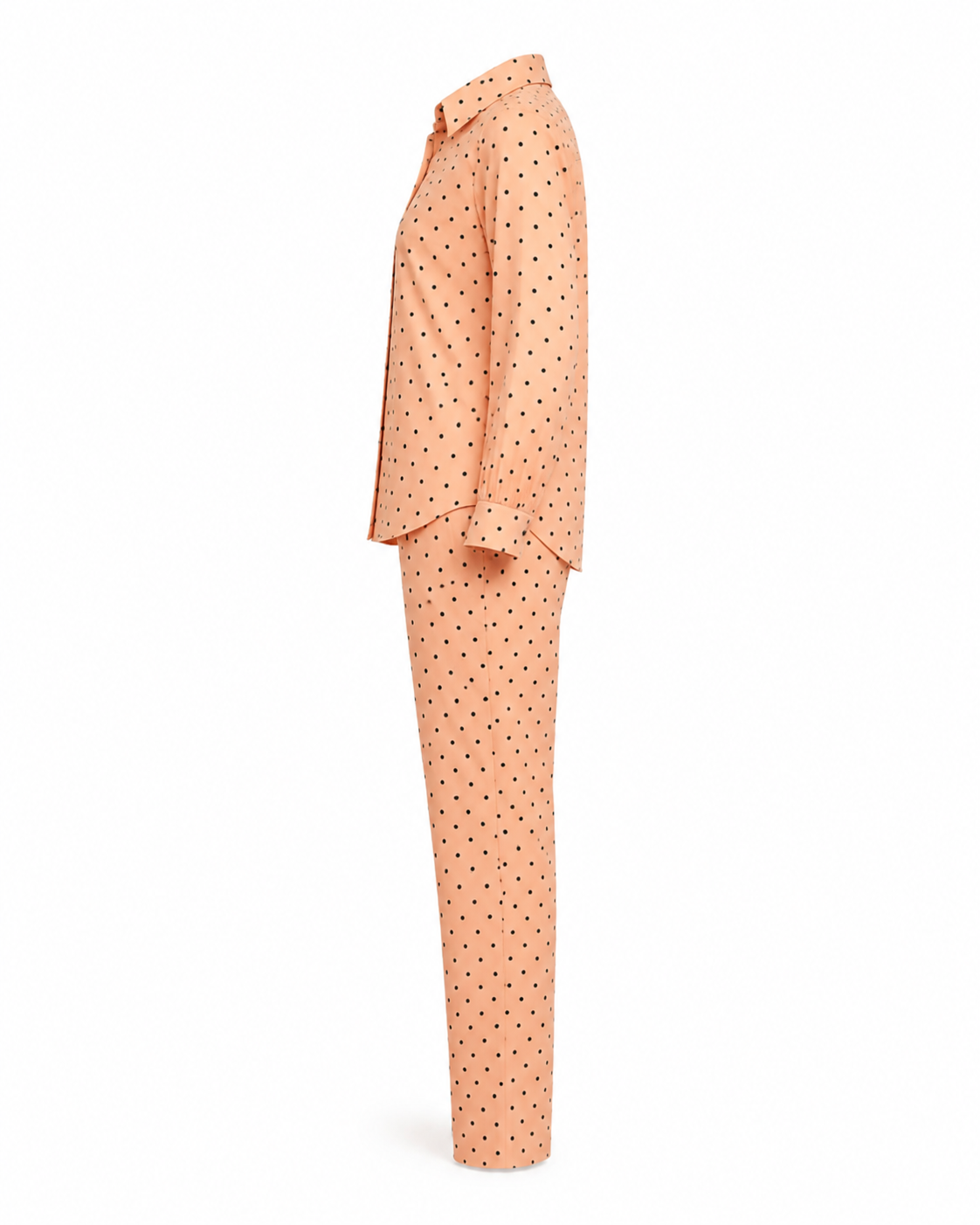 Zohroze Apricot Dot Co-Ord Set – Peach