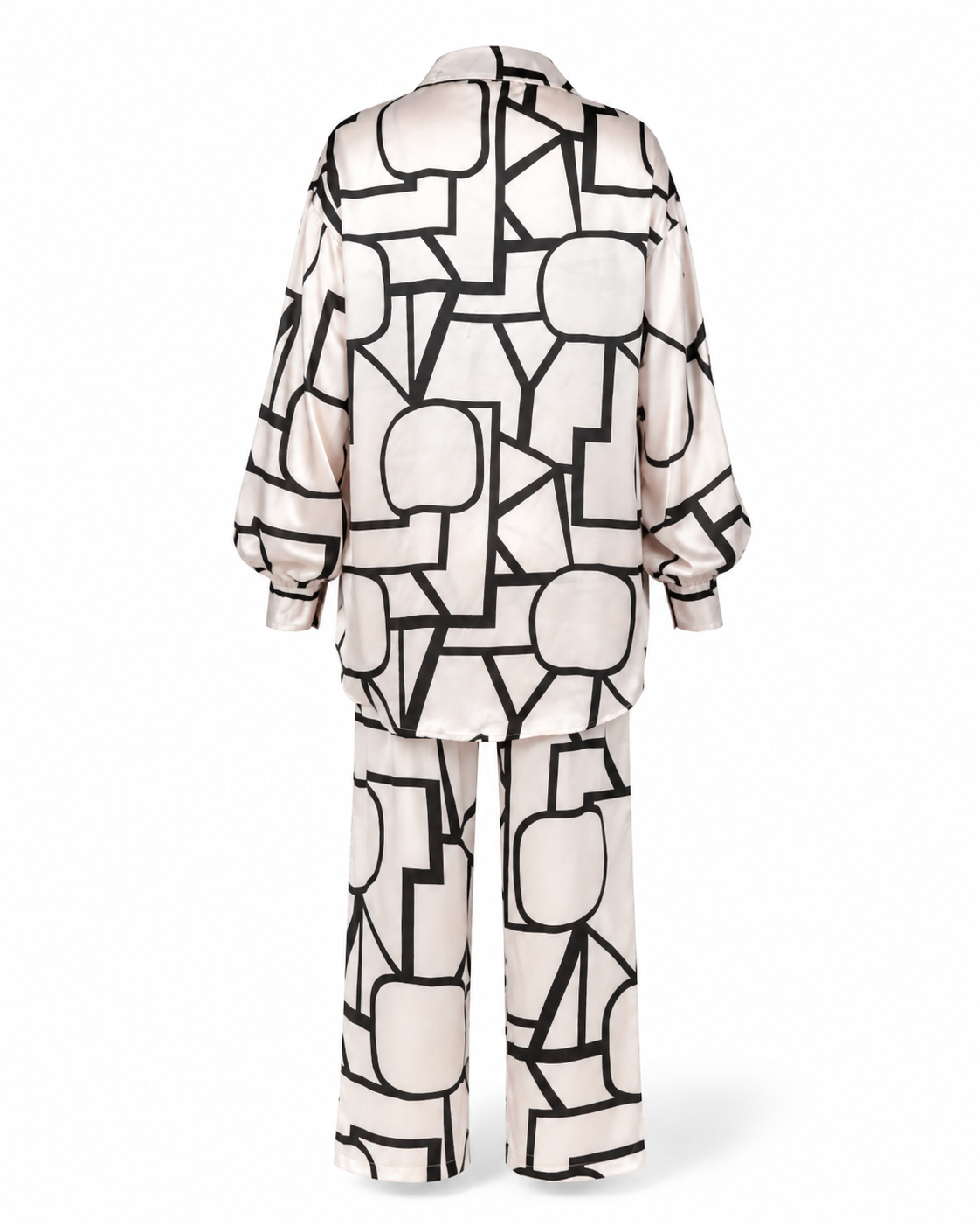 Zohroze Geometric Line Art Co-Ord Set