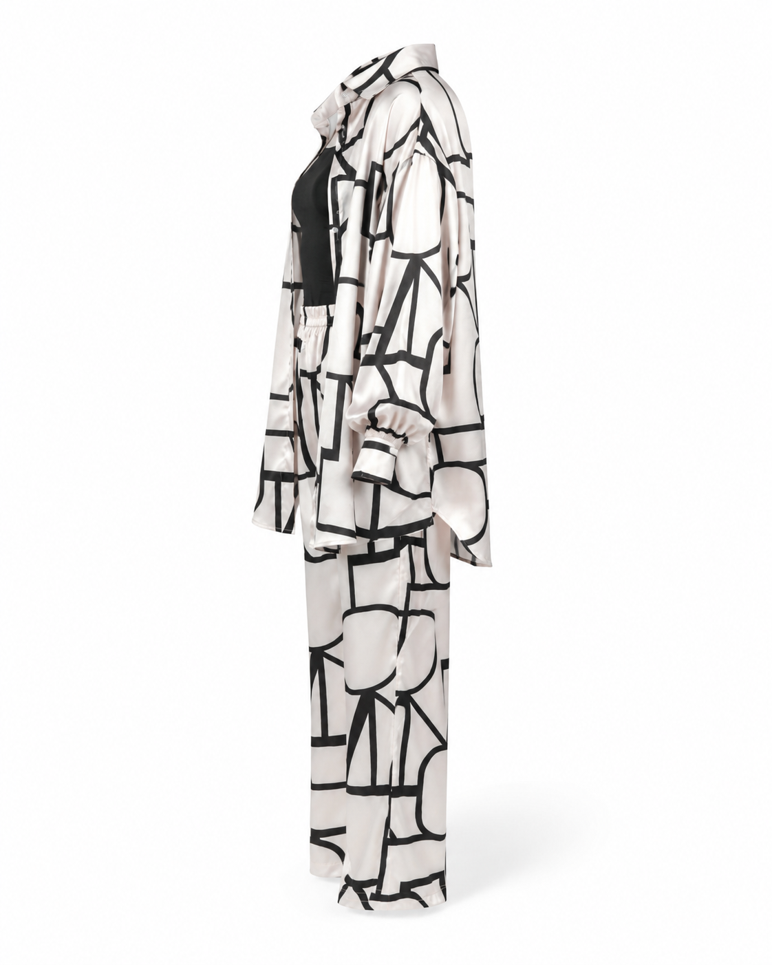 Zohroze Geometric Line Art Co-Ord Set