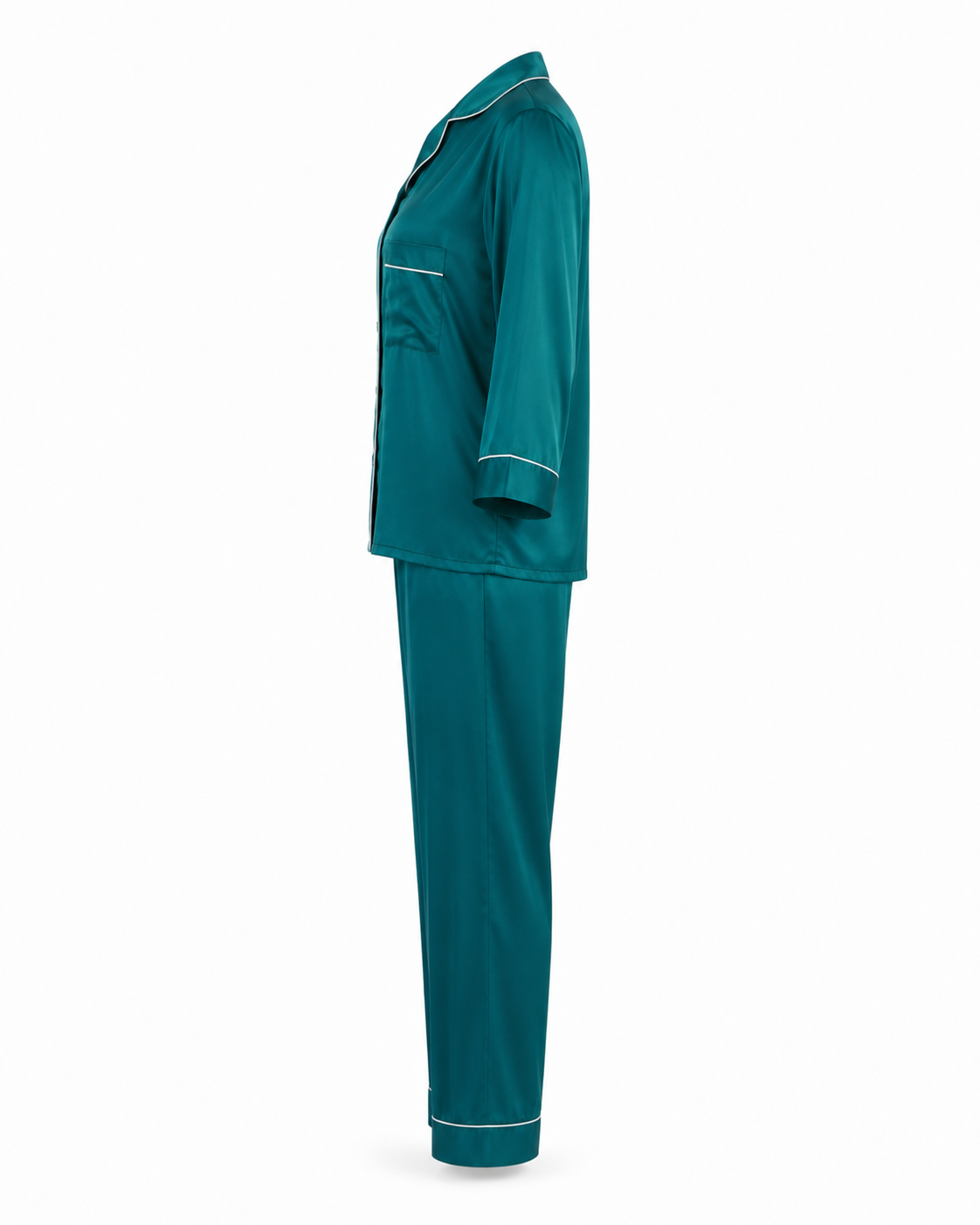 Zohroze Emerald Jewel Satin Nightsuit