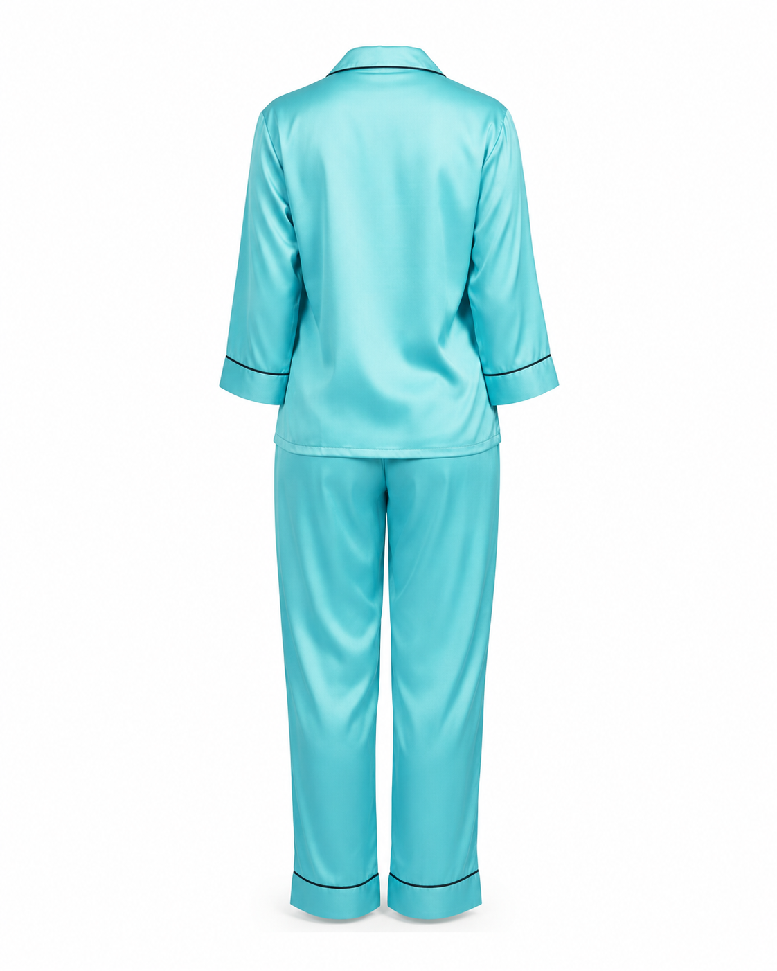 Zohroze Aquamarine Dream Satin Nightsuit